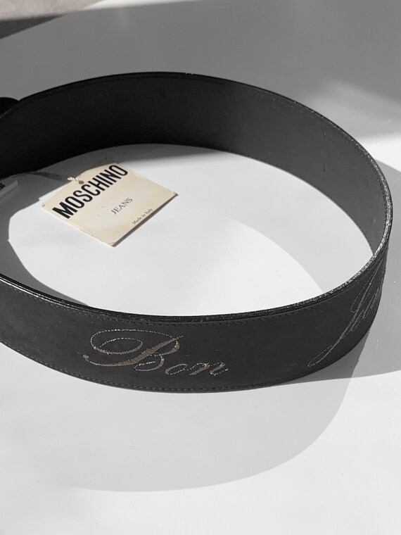 90s Moschino Jeans belt, Moschino deadstock belt,… - image 9