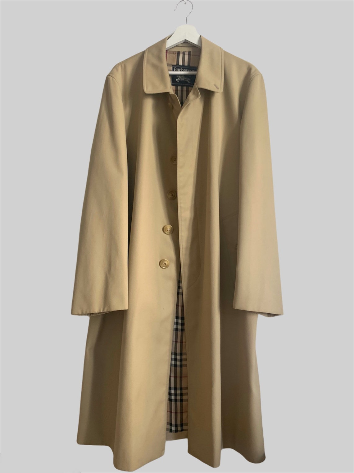 Vintage Burberry mens trench coat / 1980s Burberrys Prorsum | Etsy