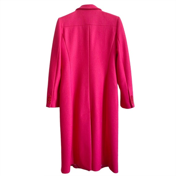 Y2K Moschino pink wool coat, Fuchsia Moschino Jea… - image 6