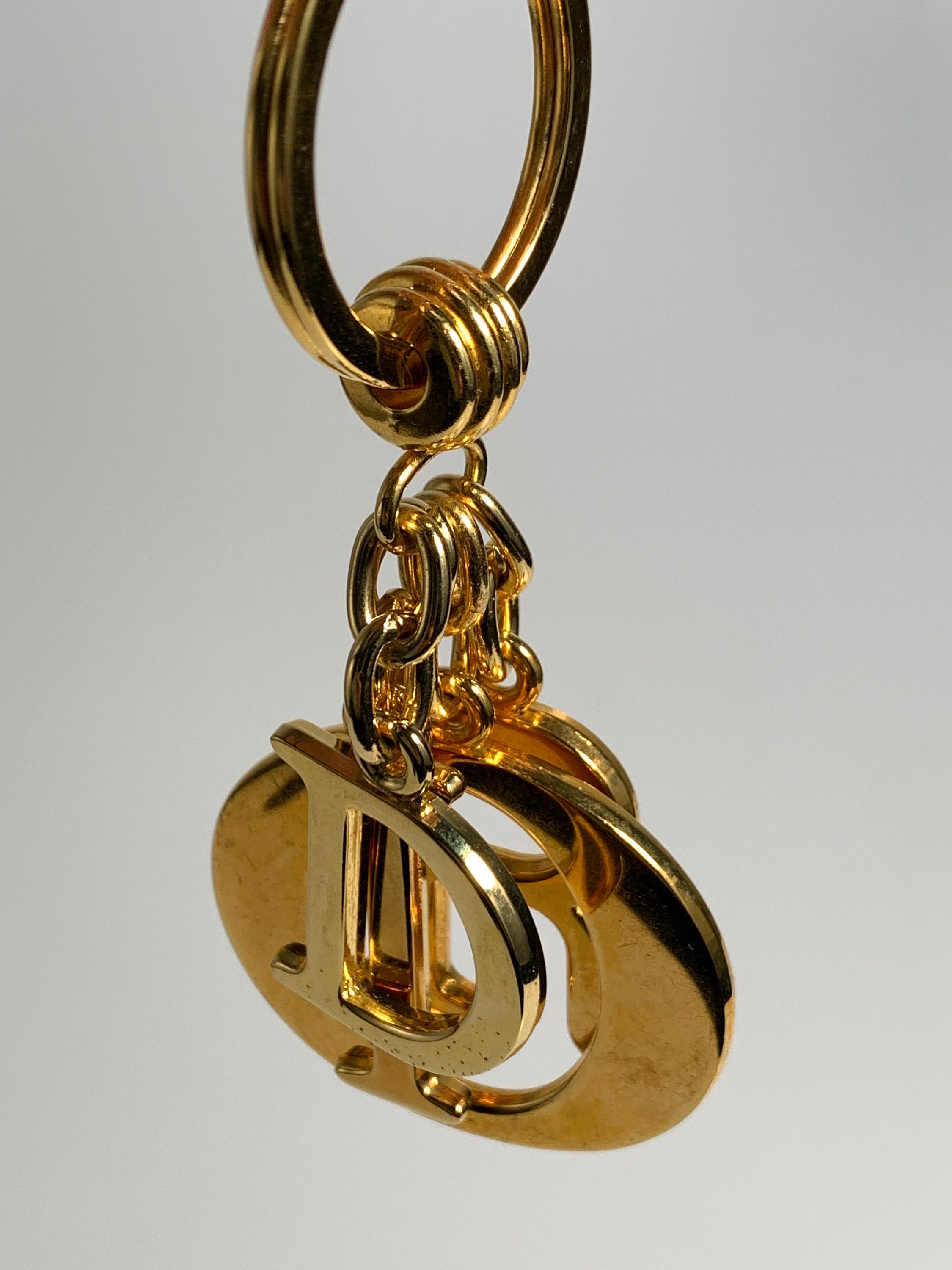 90s Christian Dior Charm Keychain Vintage Dior Bag Charm Lady Etsy