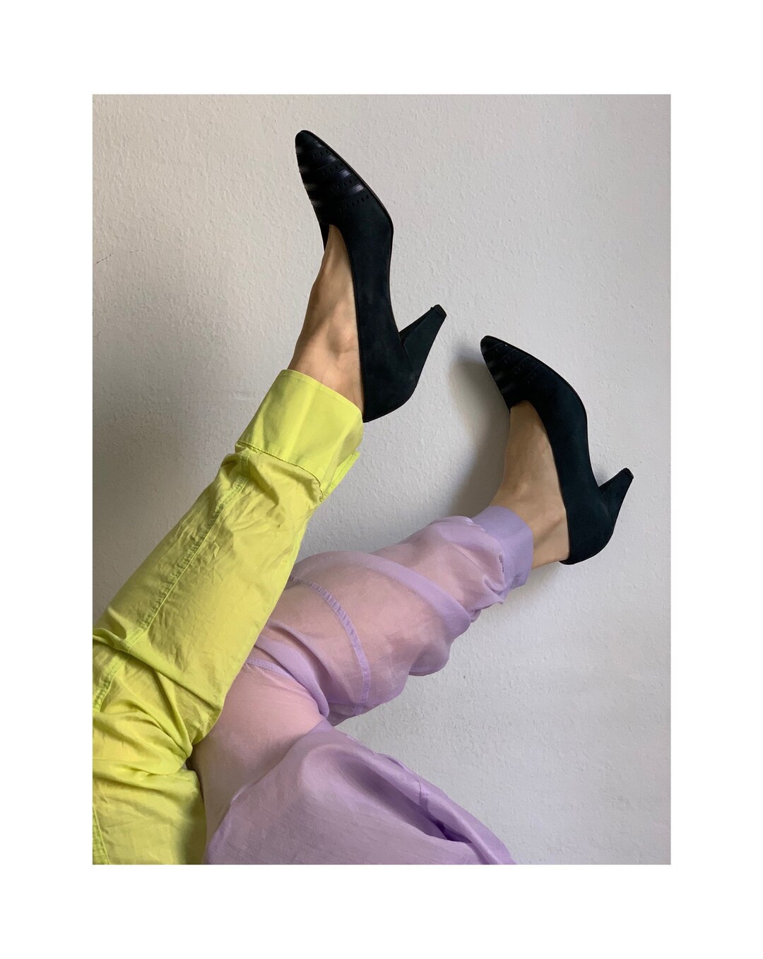 balenciaga heels blue