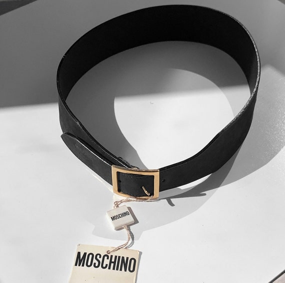 90s Moschino Jeans belt, Moschino deadstock belt,… - image 5