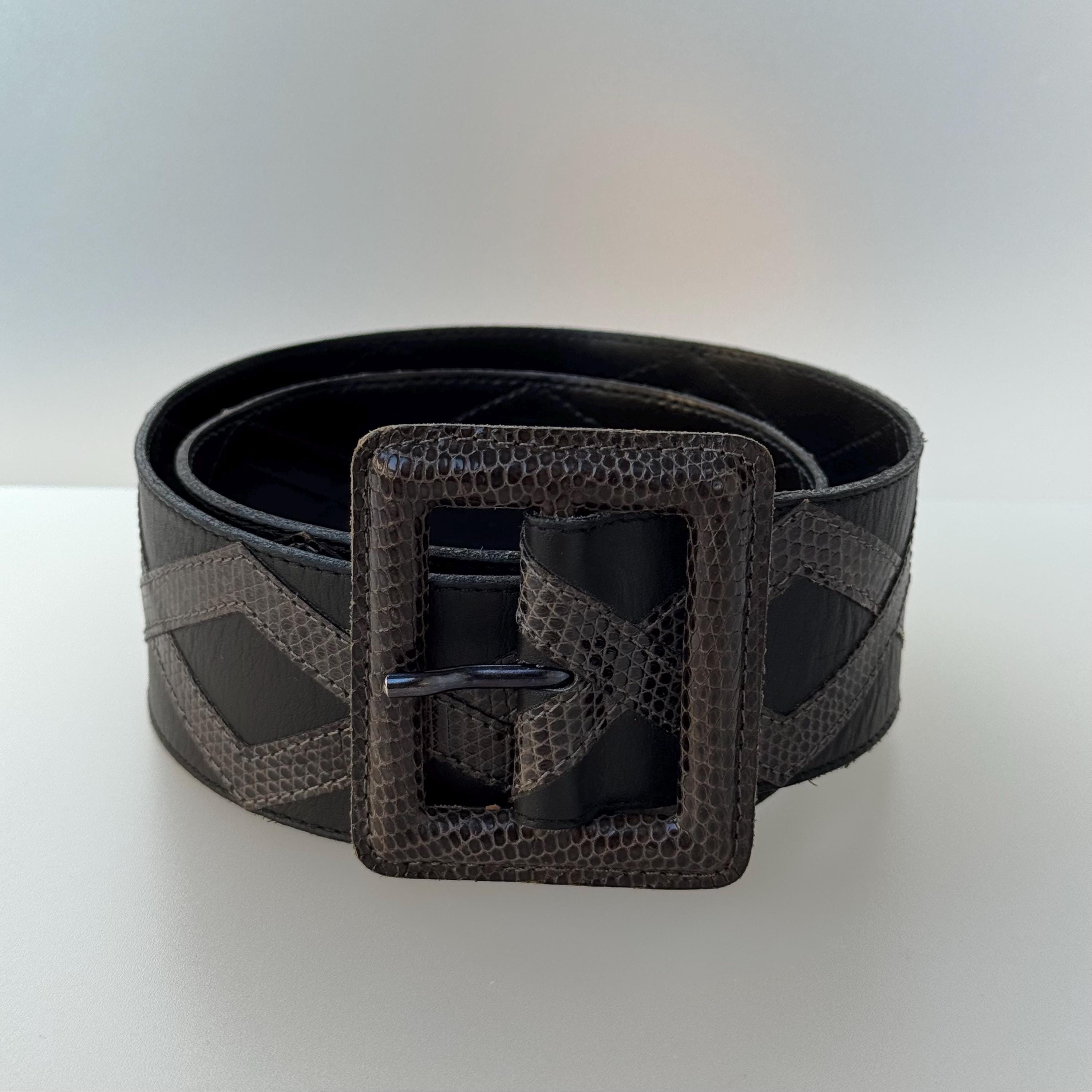 Ysl Rive Gauche Belt - Etsy Canada