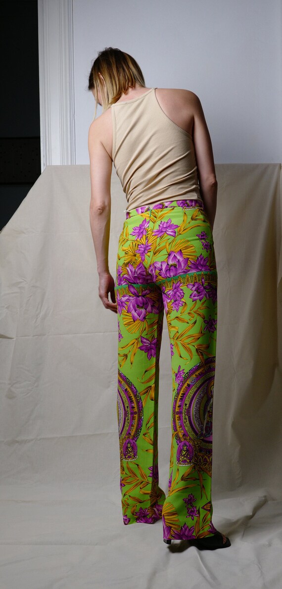 Vintage Gianni Versace Couture pants, 90s Versace… - image 3