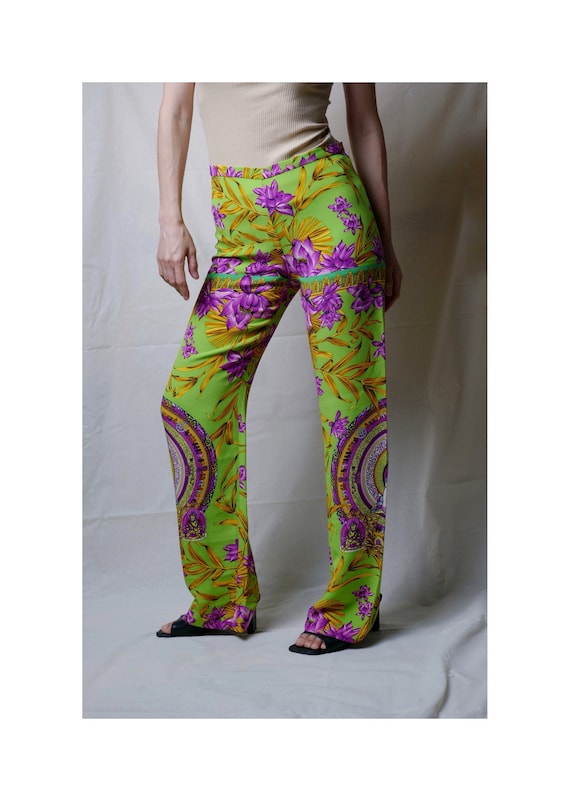 Vintage Gianni Versace Couture pants, 90s Versace… - image 1