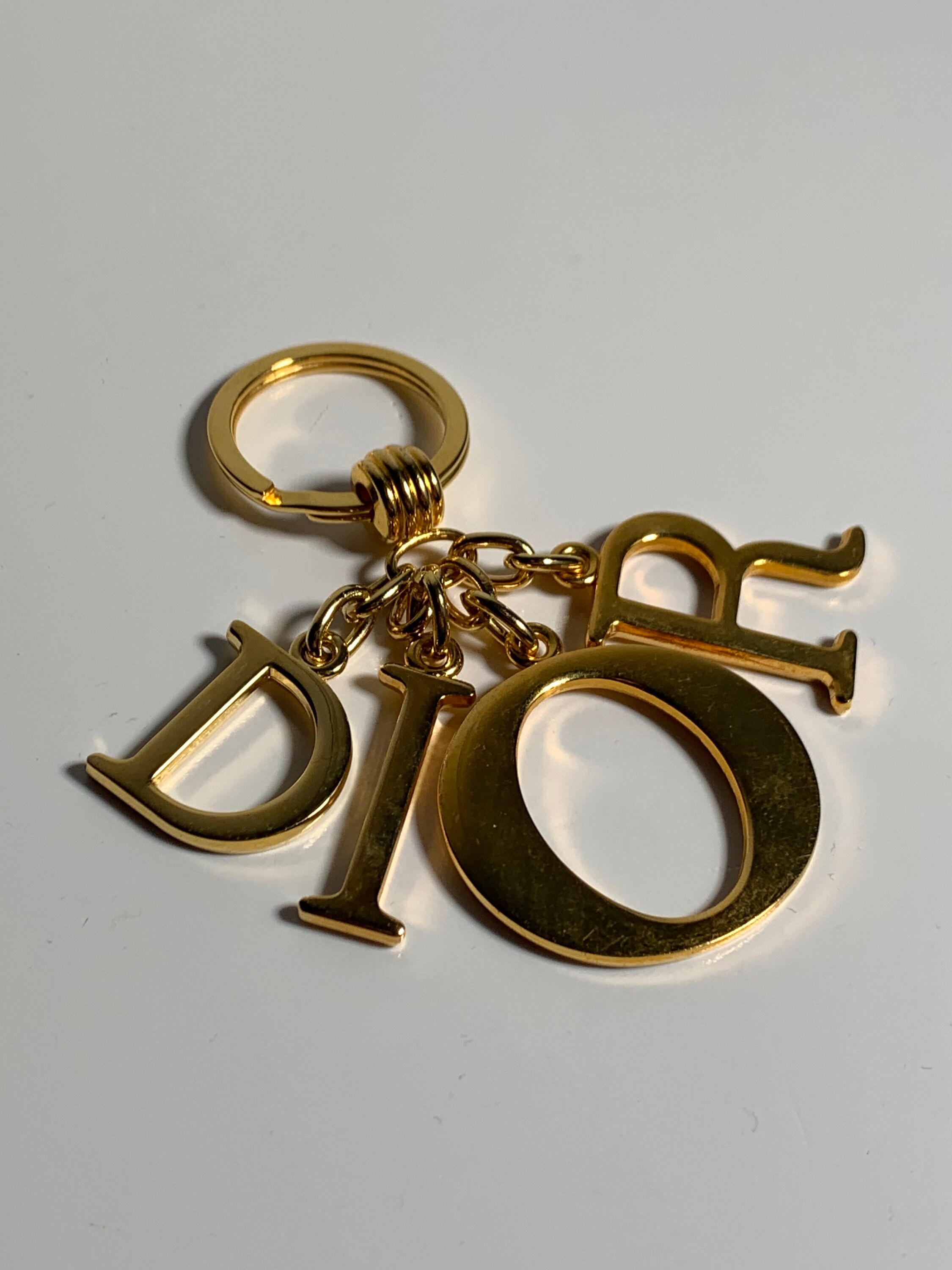 90s Christian Dior Charm Keychain Vintage Dior Bag Charm Lady Etsy
