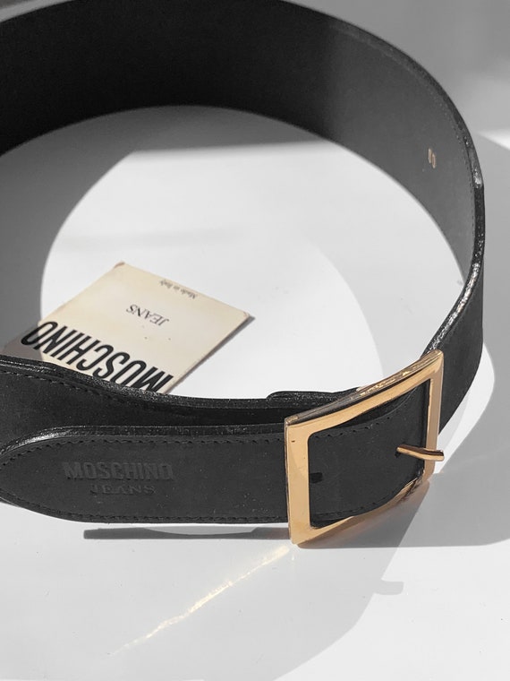 90s Moschino Jeans belt, Moschino deadstock belt,… - image 10