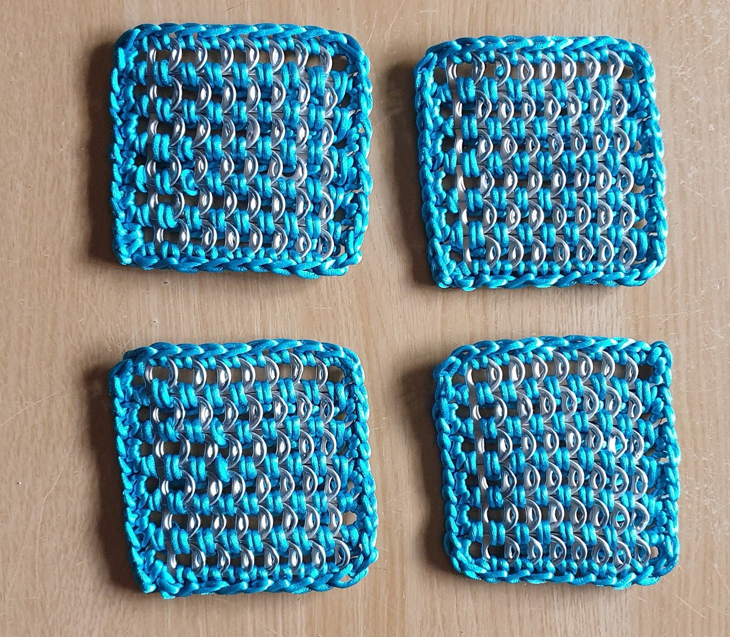 Recycling can ring pulls. Brewery Gift. Ring pull coasters. Etsy.de