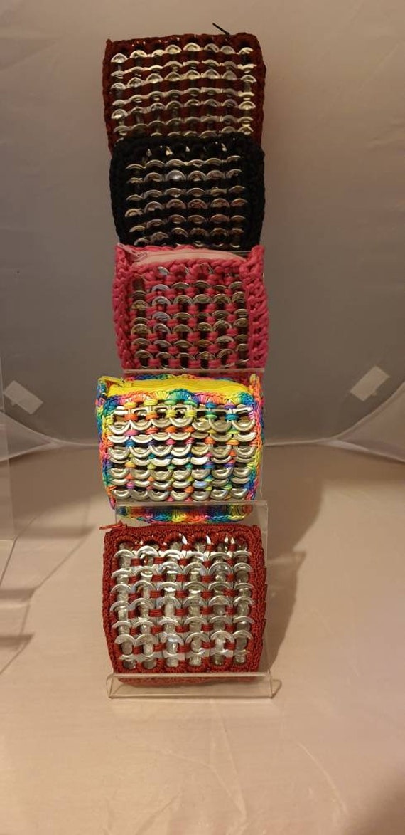 Recycled Handmade can Ring Pulls . Coin/card Etsy UK