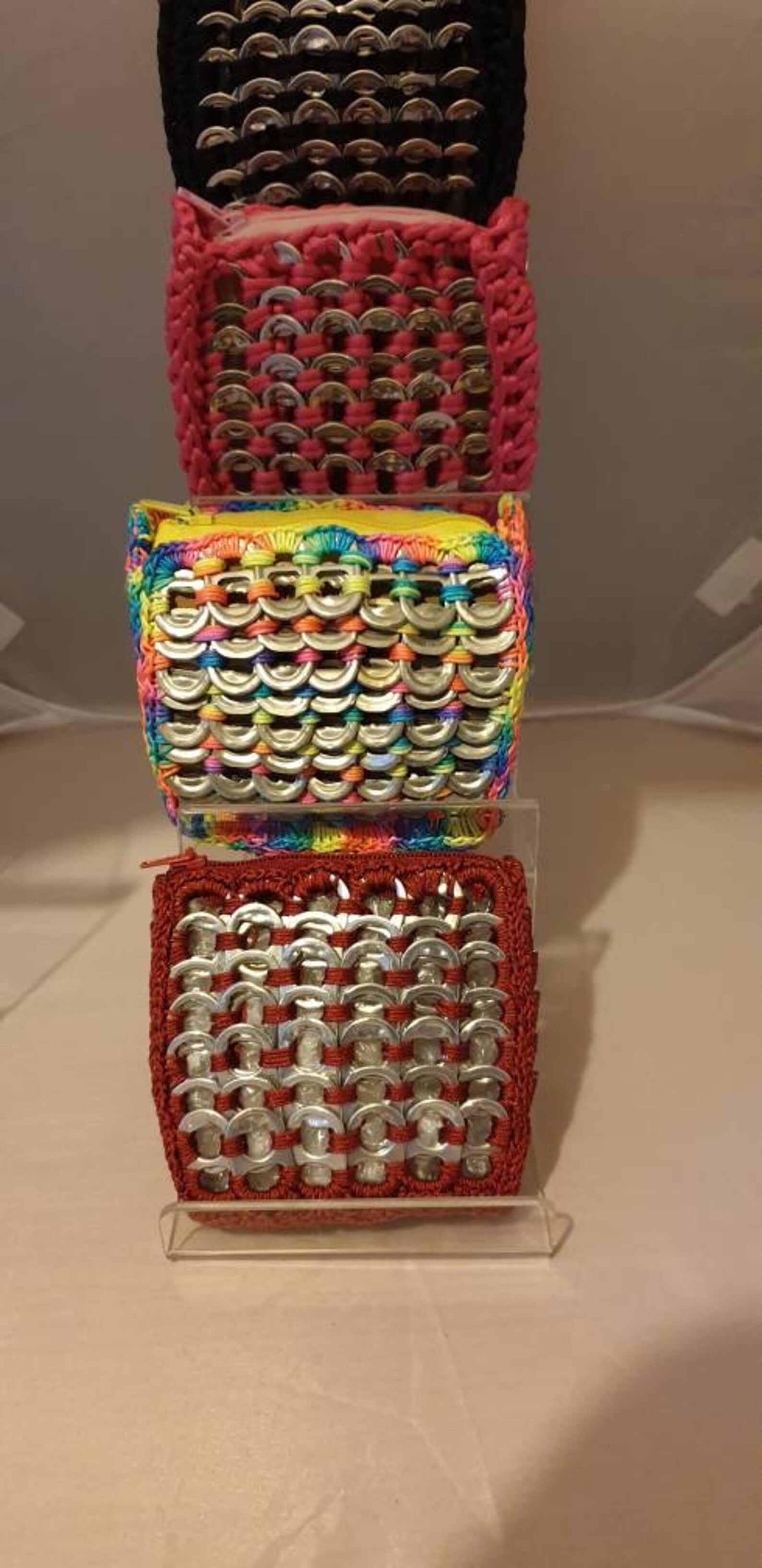 Recycled Handmade can Ring Pulls . Coin/card Etsy UK