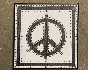 Peace on Canvas Block