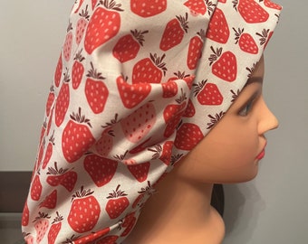 Strawberry Scrub Hat - Etsy