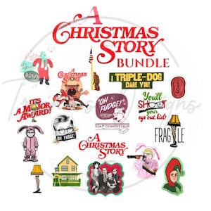 A Christmas Story PNG and SVG Bundle, Christmas, Funny, Trending