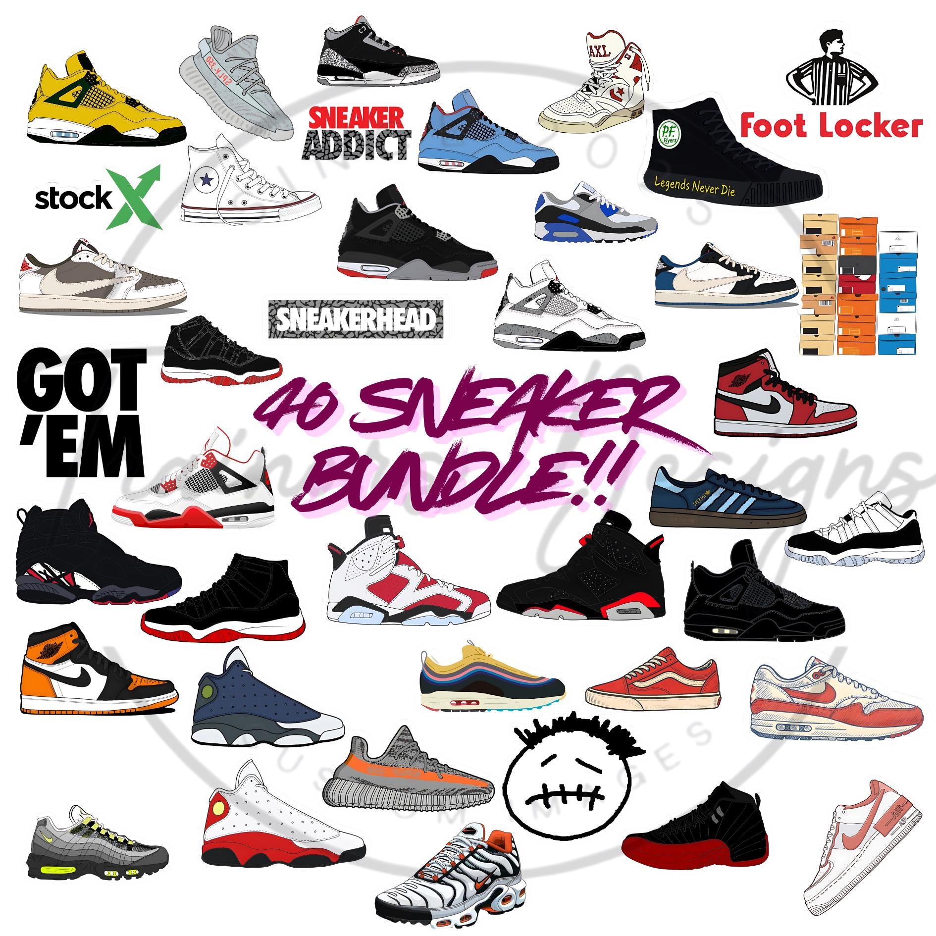 Jordan shoe illustration