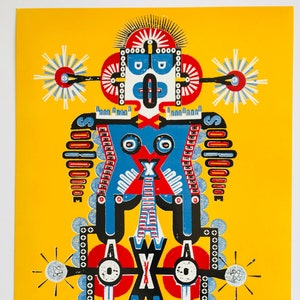 ROBOT - ATOMOTRON, Letterpress Print, Limited Edition