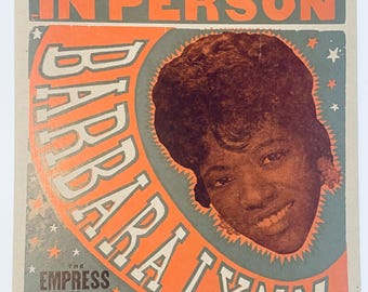 BARBARA LYNN- Ponderosa Stomp Hand Printed Letterpress Poster