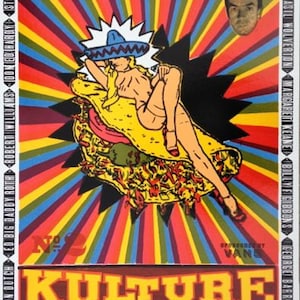 Kustom Kulture II letterpress exhibit poster honoring Robert Williams, Limited edition of 300