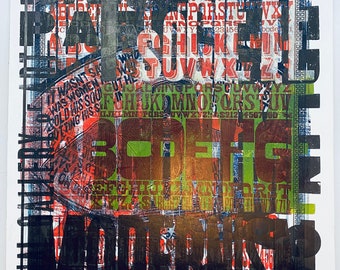 1-Sheet Make-Ready, One of a Kind Print 30x42 inches