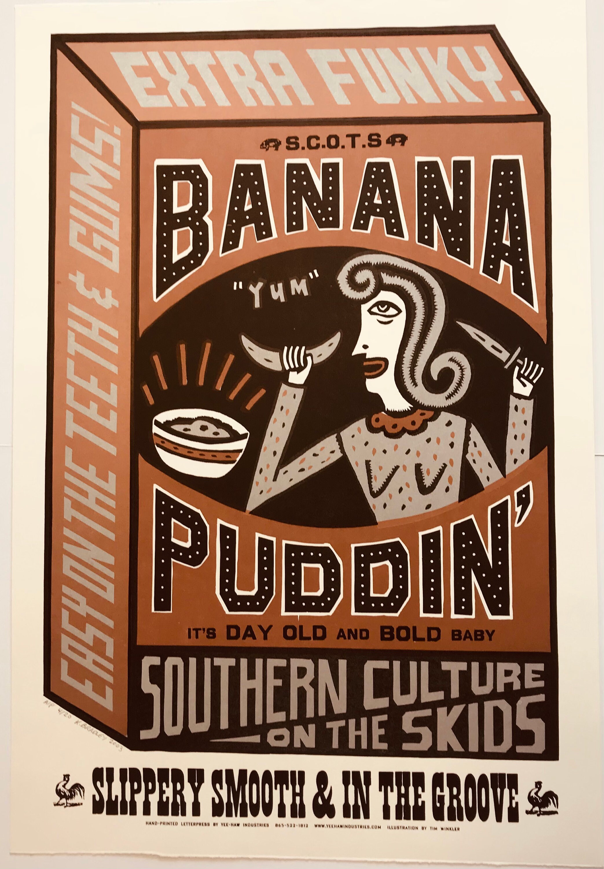 Southern Culture on the Skids (SCOTS) Banana Puddin' - Fine Art