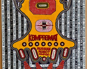 Kompromat. Fine Art Print.  One of a kind