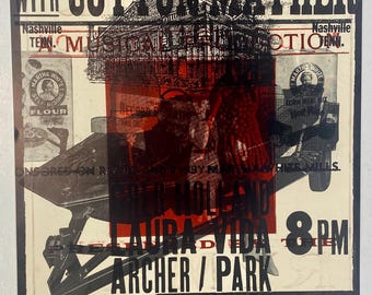 No. 115 -  Letterpress Make Ready Print. one of a kind