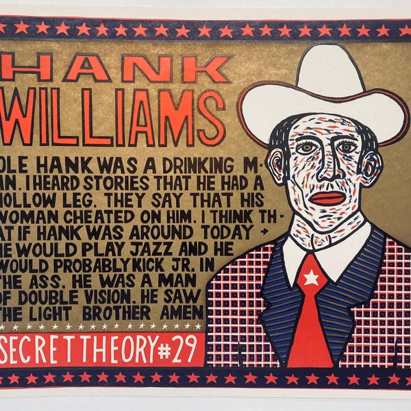 Hank Secret Theory #29 gold ink