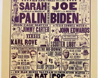 Vice Presidential Wrestling - Biden vs Palin