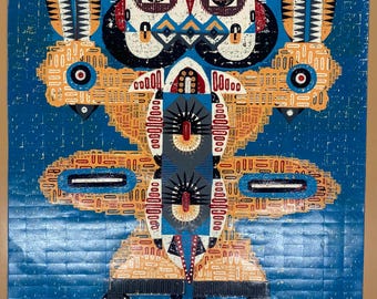 The Destructor -  Hand Printed Letterpress Print on Arches. One of a Kind.