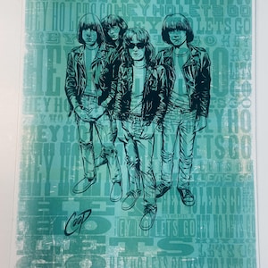 Hey Ho, Let's GO! Ramones, Illustration by COOP