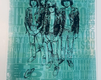 Hey Ho, Let's GO! Ramones, Illustration by COOP