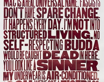 Giant Storetry Print - No.018 A Bag of Guts