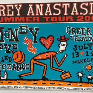 Trey Anastasio Summer Tour 2001 Greek Theater show print