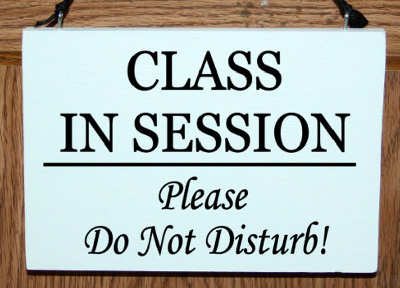 class-in-session-please-do-not-disturb-wood-door-hanger-sign-etsy