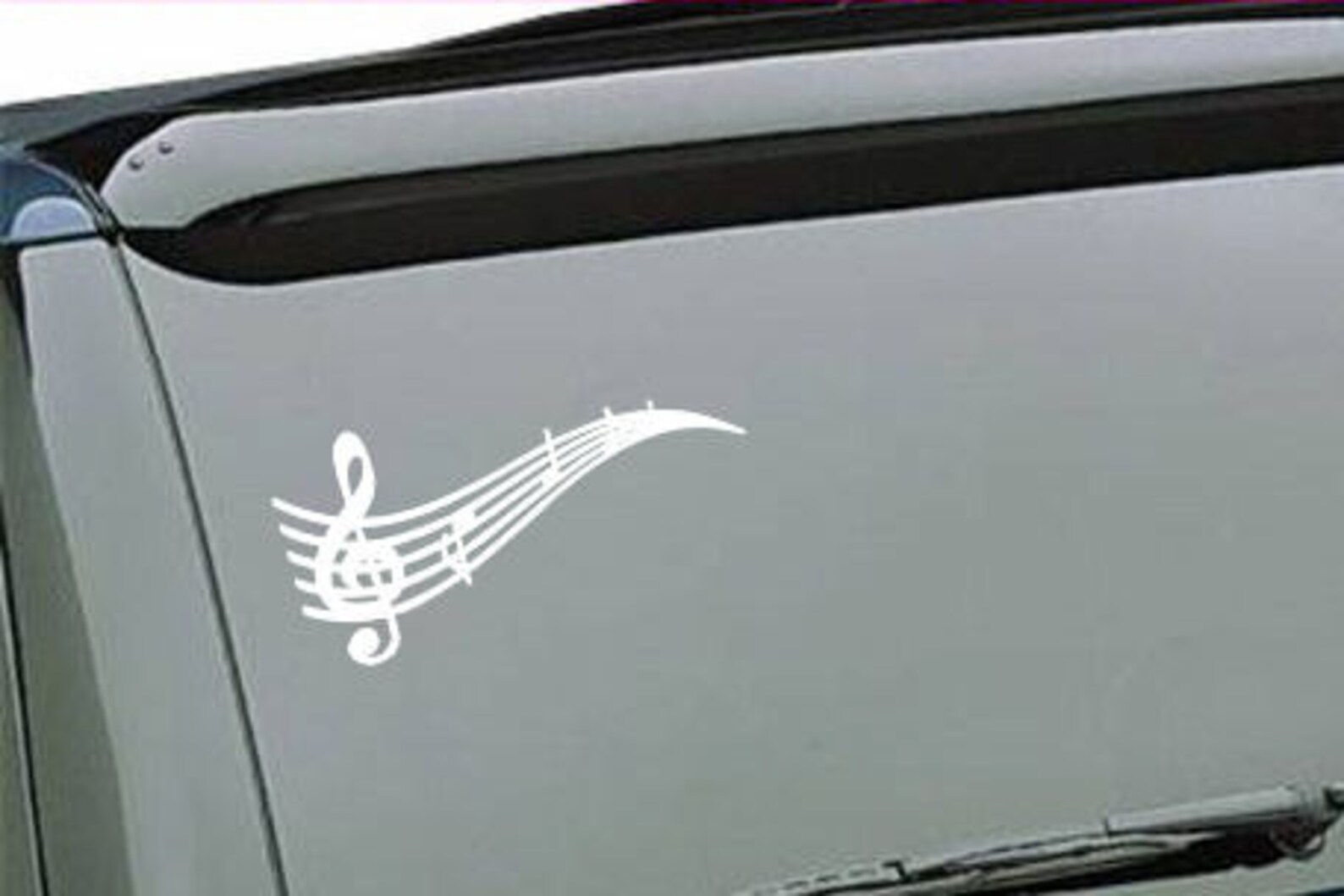 Music notes vinyl car decal Etsy