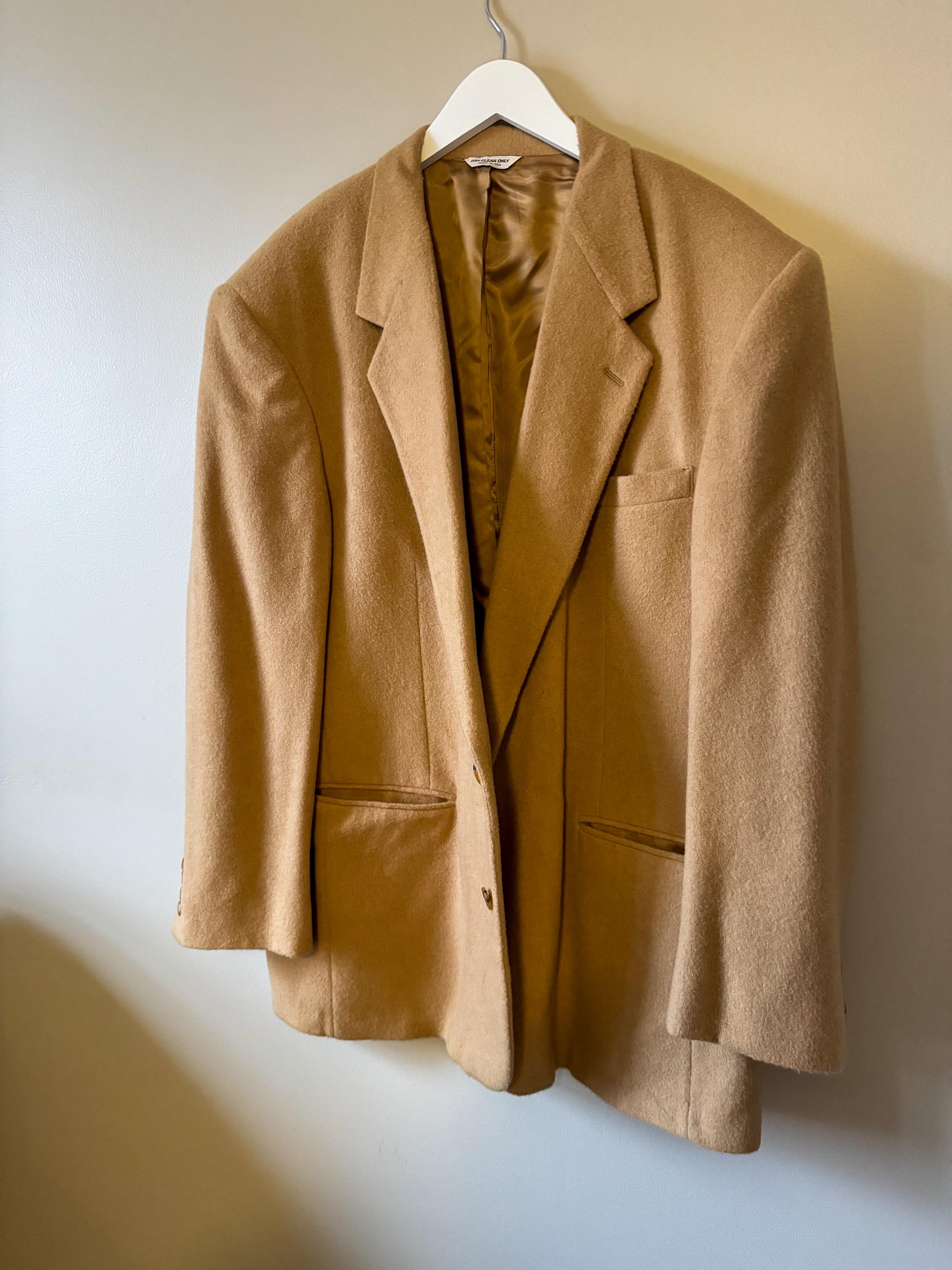 Vintage Bill Blass Camel Hair Blazer - Etsy