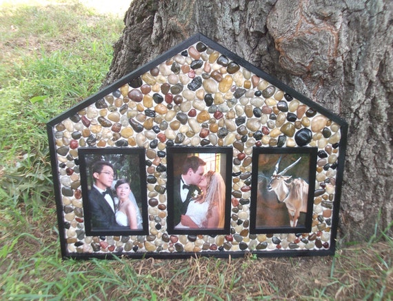 フォトフレーム maison del ustre Rock photo frame Picture Frame Rock Kit - Etsy