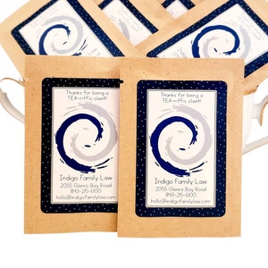 Add Your Logo Personalized Tea Bag Party Favor, Custom Business ...