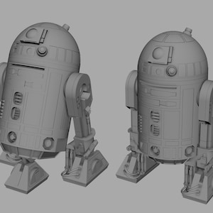 1:6 scale R2-D2 digital print files.