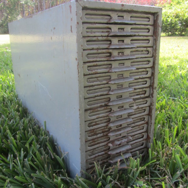 RESERVED FOR  KELLY..  Metal Storage Drawer, Storage Cabinet, Organizer, Jewelry Chest, Coin Collectors Chest, Craft Storage, Organizer