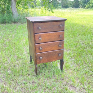 Antique Edison  phonograph cylinder record  cabinet. Tiger Oak Cabinet, Spool Cabinet, farmhouse, store sales cabinet, sewing cabinet