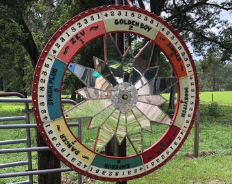 CARNIVAL Wheel, Antique Gambling Wheel, 1800s movie prop, wheel of fortune, wheel of chance, Circus Decor, Casino Decor, spinning wheel