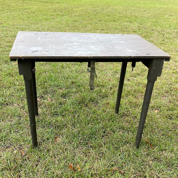 Folding Military Table Etsy