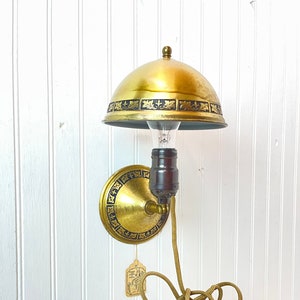Brass Desk Lamp, Vintage Light, Metal Light, Vintage  Desk Lamp, adjustable light,