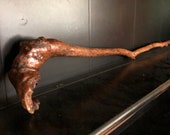 Vintage Burl cane, natural wood cane, vintage walking stick, Folk Art, Primitive cane, wood stick,