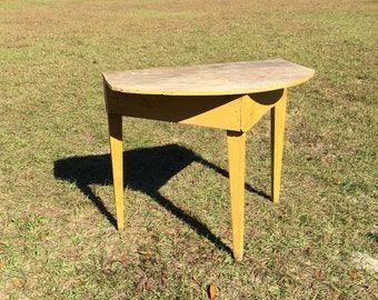 Half Moon Table Etsy
