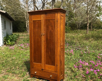 Vintage Hoosier Cabinet Wilson Kitchen Cabinets Wood Etsy