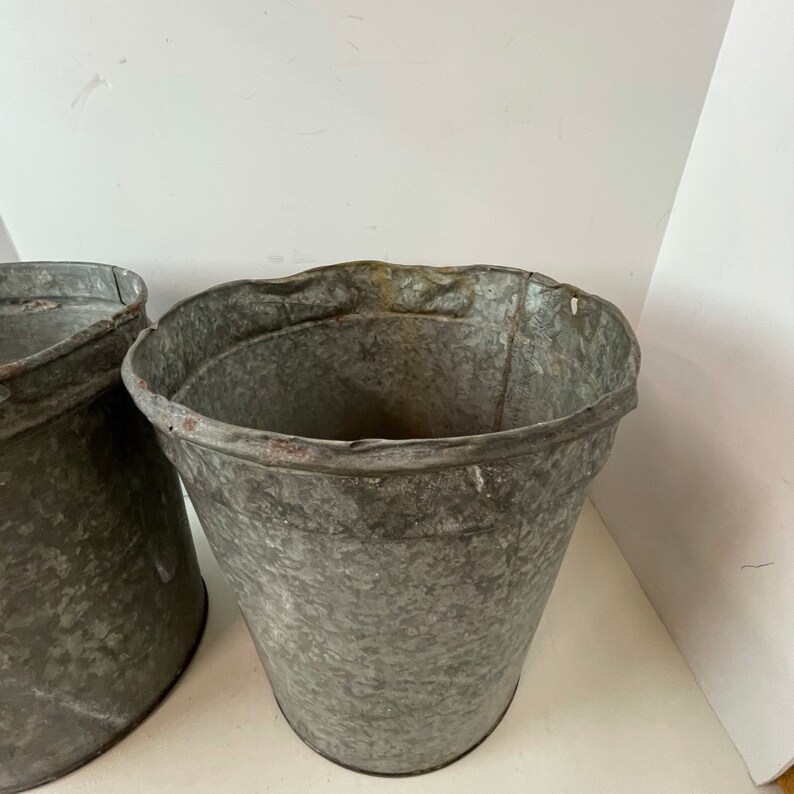 MAPLE SYRUP BUCKET Galvanized Bucket Rustic Bucket Pail Etsy