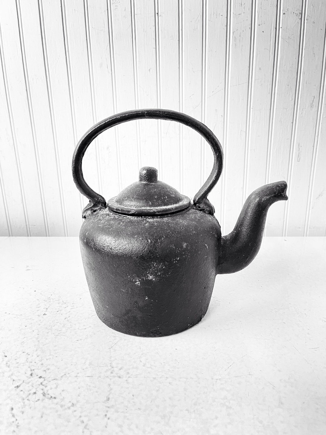 Cast Iron Kettle, Antique Teapot, Coffee Pot, Tea Pot, Antique Cast Iron Teapot, Farmhouse Decor