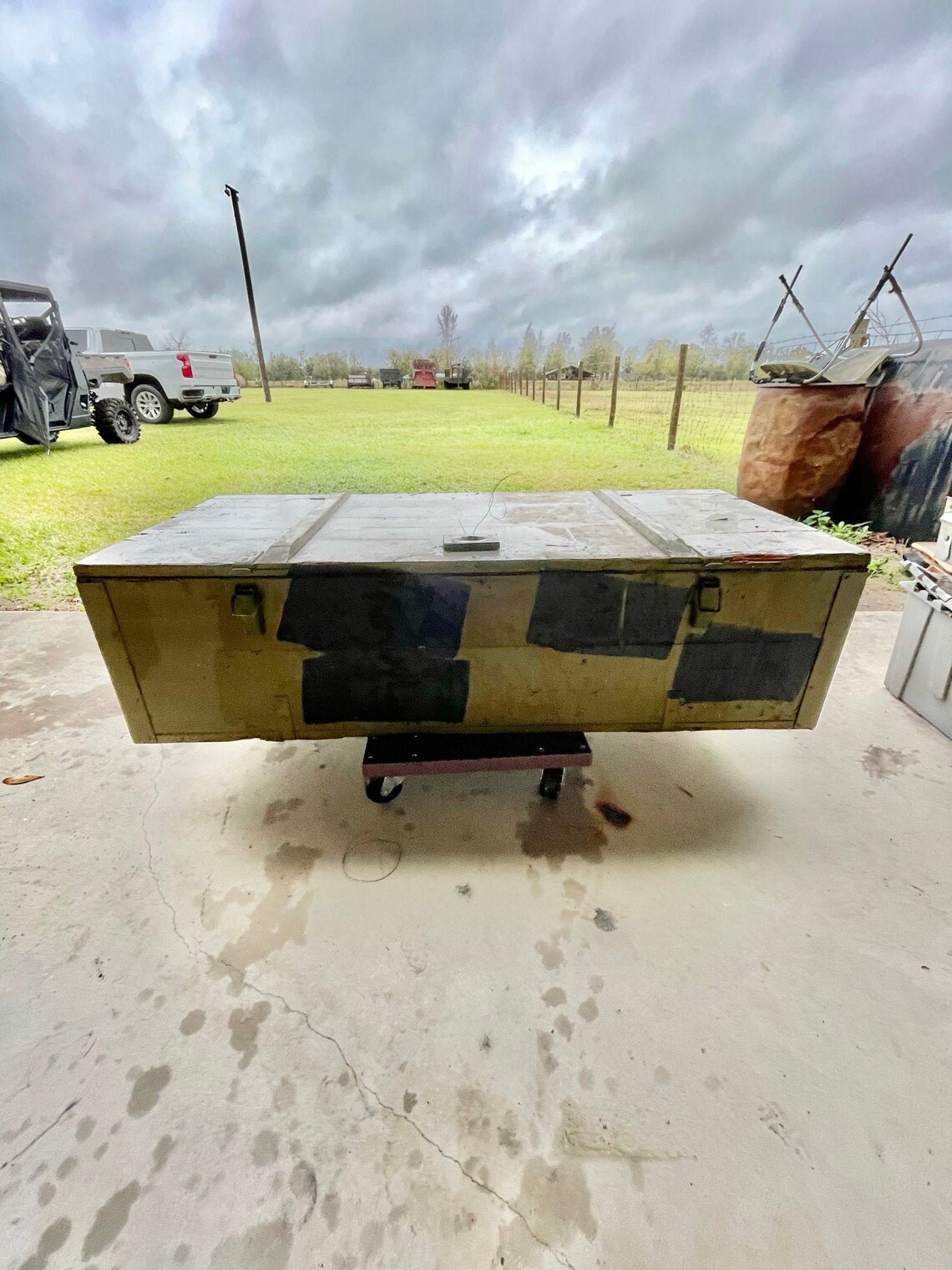 Antique WW2 Rifle Crate Large Rifle Crate Military Crate Etsy