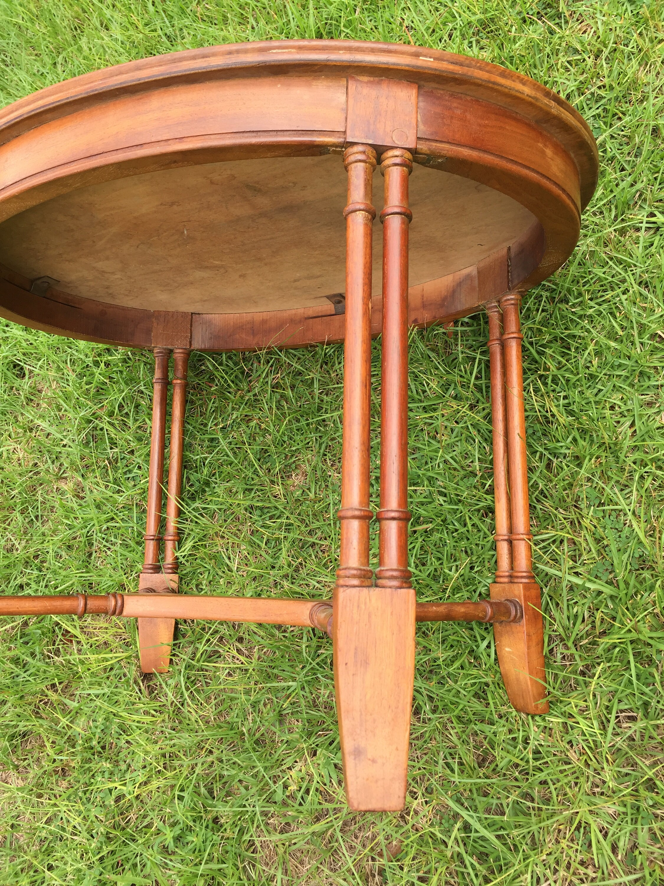 Vintage Side Table Wood Table End Table bamboo wood Table | Etsy